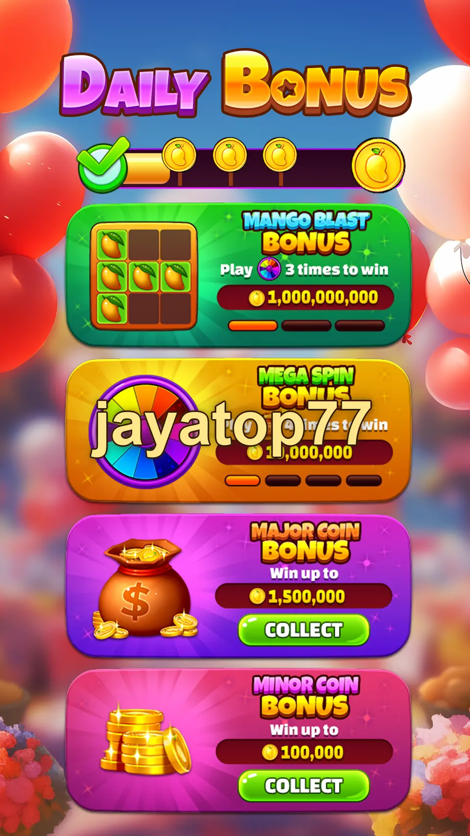 jayatop77 Tangkapan Layar Resmi APK